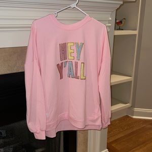 Simply Southern Sweatshirt, Hey Y’all, Sz Med